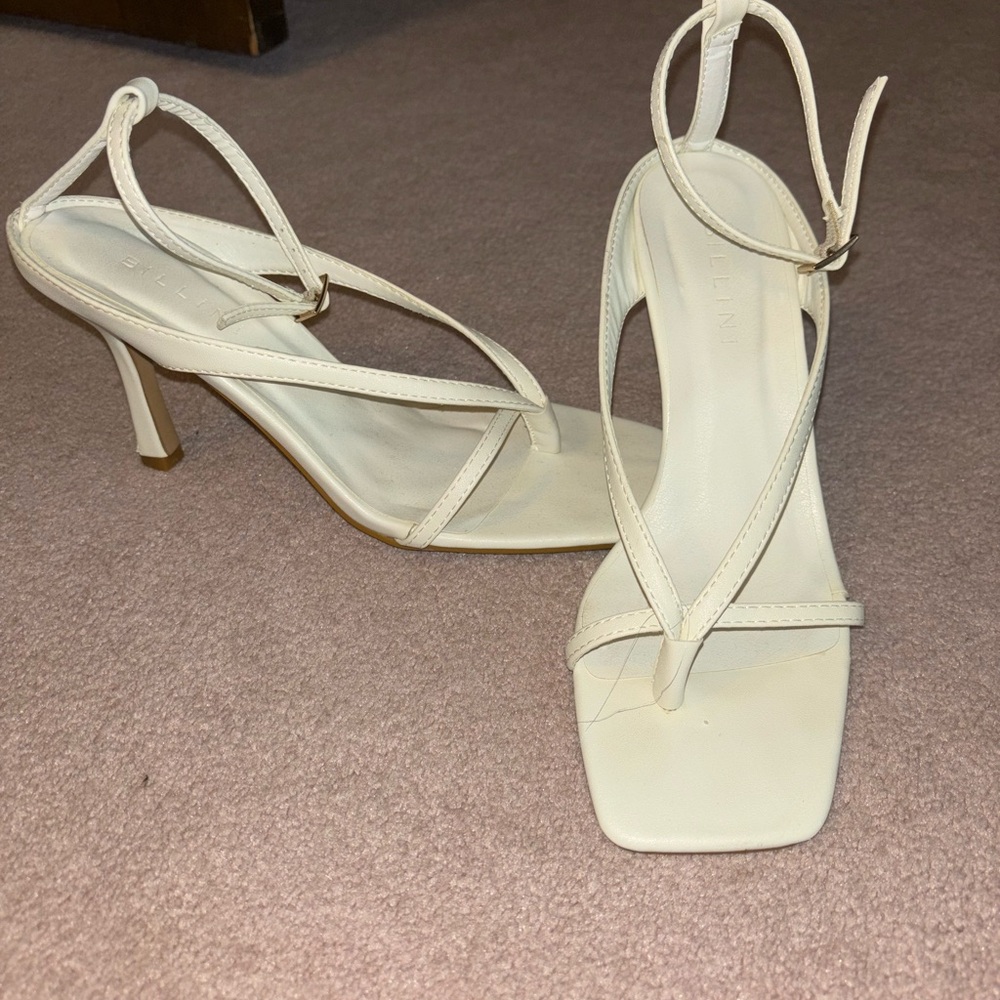 white fox heels